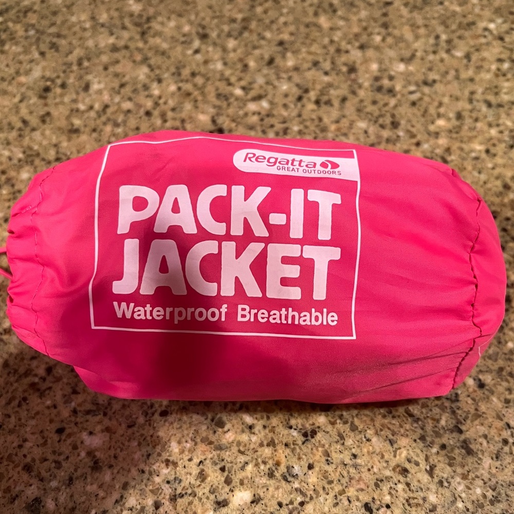 Pink Raincoat girls 11/12